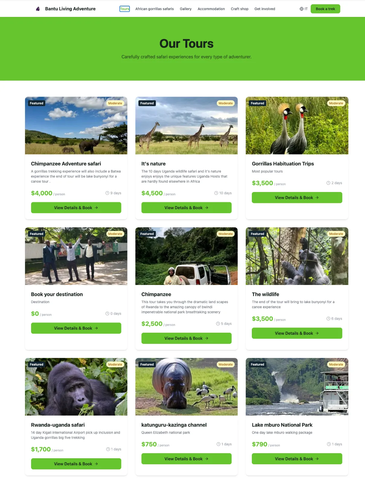 Bantu Living Adventure
